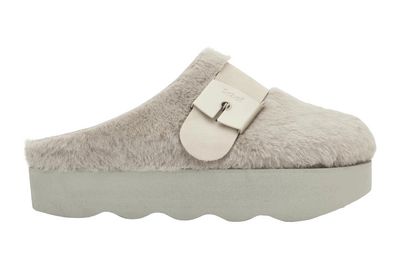 Clog Scholl Greta E Synthetic Fur Damen Taupe