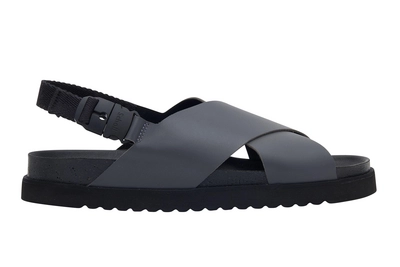 Sandaal Scholl Men William E Leather Mens Dark Grey