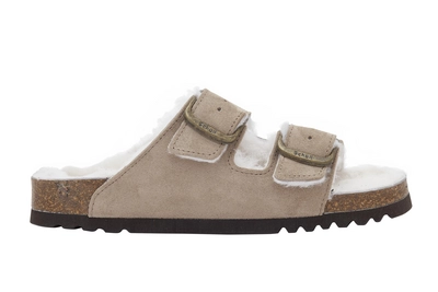 Tongs Scholl Wwomen Josephine F New Suede Dark Beige
