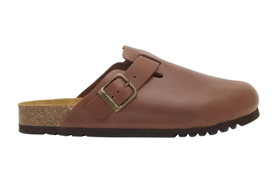 Tongs Scholl Men Olivier New Leather Mens Brown