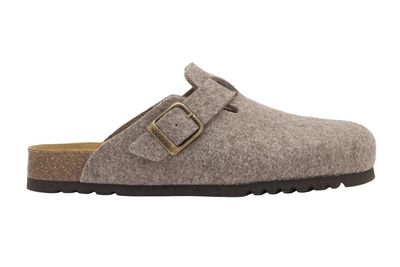 Clog Scholl Olivier New Felt Herren Light Brown