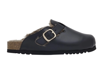 Clog Scholl Women Fae New F Leather Black