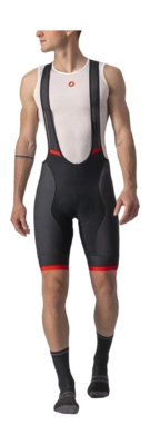 Fietsbroek Castelli Men Competizione Kit Bibshort Black/Red