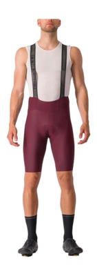 Fietsbroek Castelli Men Espresso Bibshort Deep Bordeaux