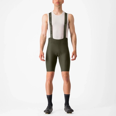 Cuissard Castelli Men Espresso Bibshort Deep Green