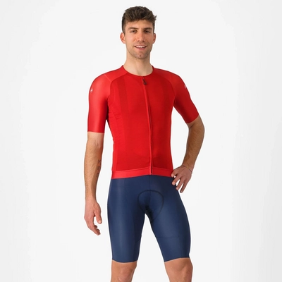 Fietsbroek Castelli Men Free Aero Rc Bibshort Belgian Blue