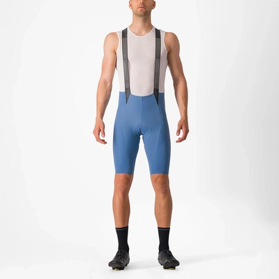 Cuissard Castelli Men Free Aero Rc Bibshort Steel Blue