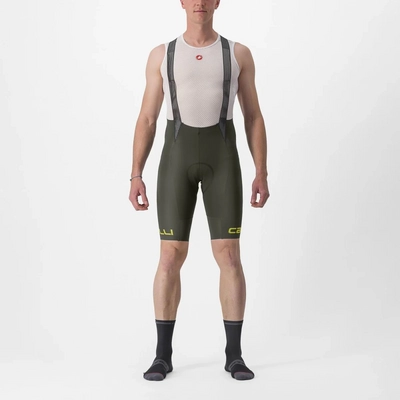 Fietsbroek Castelli Men Free Aero Rc Classic Bibshort Deep Green