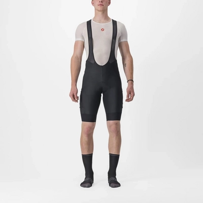 Fietsbroek Castelli Men Unlimited Cargo Bibshort Black