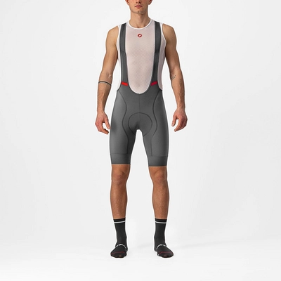 Fietsbroek Castelli Men Unlimited Cargo Bibshort Gunmetal Gray