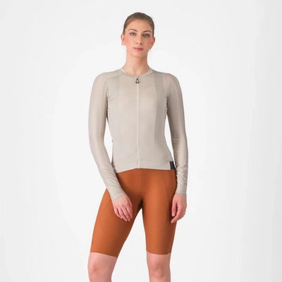 Fietsbroek Castelli Women Espresso Dt Bibshort Mocha