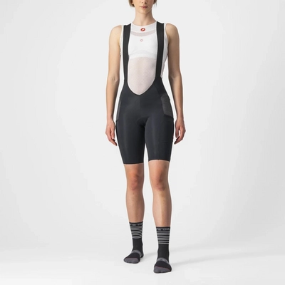Fietsbroek Castelli Women Free Unlimited Bibshort Black