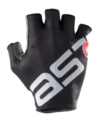 Gant de Vélo Castelli Unisexe Competizione 2 Glove Light Black/Silver
