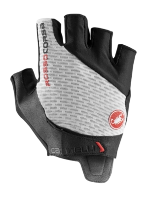 Fahrradhandschuhe Castelli Rosso Corsa Pro V Glove Unisex White
