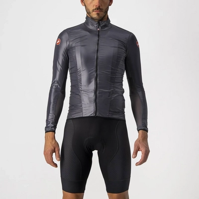 Fahrradjacke Castelli Aria Shell Jacket Herren Dark Gray
