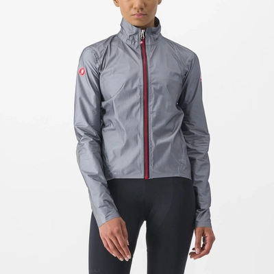 Veste de Vélo Castelli Women Tempesta Lite Jacket Gray