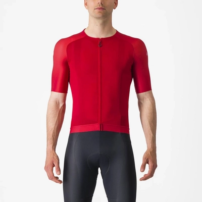 Maillot de Vélo Castelli Men Aero Race 7 Rich Red