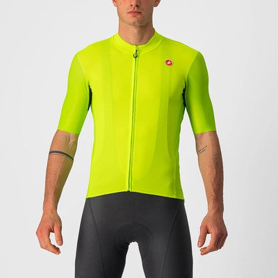 Fietsshirt Castelli Men Endurance Elite Jersey Electric Lime