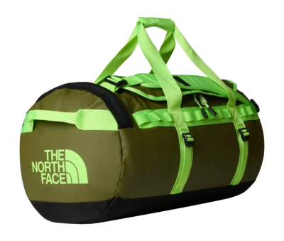 Sac de Voyage The North Face Base Camp Duffel M Forest Olive Safety Green TNF Black