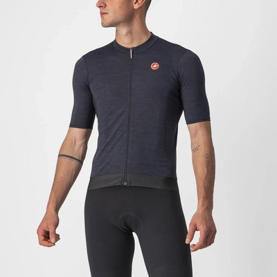 Fietsshirt Castelli Men Essenza Jersey Light Black