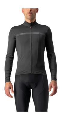 Maillot de Cyclisme Castelli Homme Pro Thermal Mid Ls Jersey Dark Grey