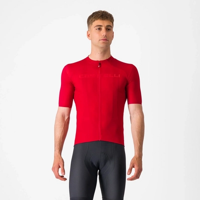 Fietsshirt Castelli Men Prologo Lite Jersey Rich Red