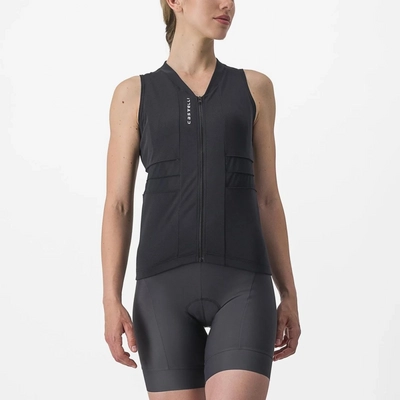 Maillot de Vélo Castelli Women Anima 4 Sleeveless Light Black/Ivory