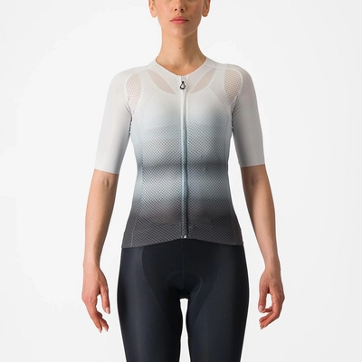 Fietsshirt Castelli Women Climber's 4 White/Dark Gray