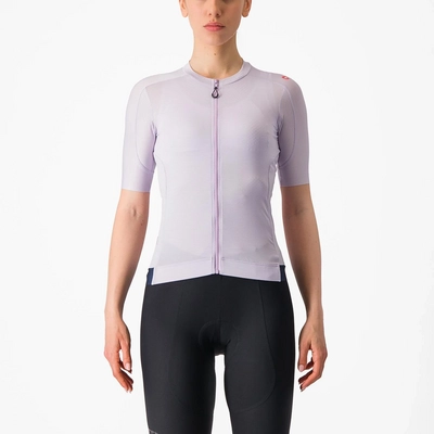 Maillot de Vélo Castelli Women Espresso Jersey Purple Mist/Dark Night Shade