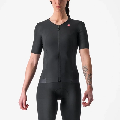 Maillot de Vélo Castelli Women Premio Jersey Light Black