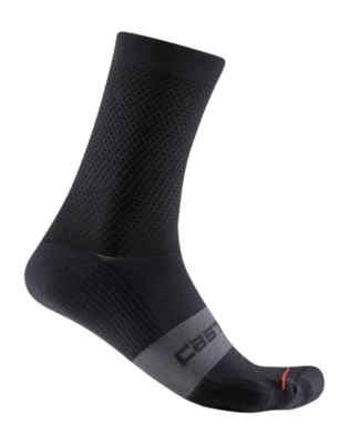 Chaussettes de Vélo Castelli Unisex Espresso 15 Sock Black