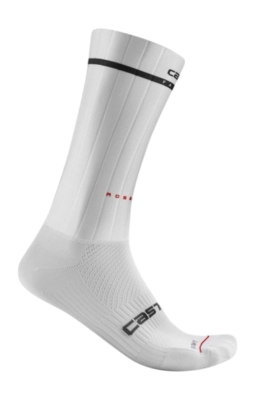 Fietssok Castelli Unisex Fast Feet 2 Sock White