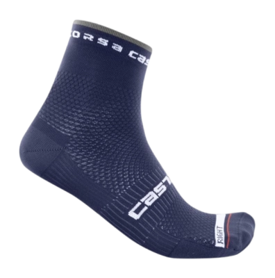 Fietssok Castelli Unisex Rosso Corsa Pro 9 Sock Belgian Blue