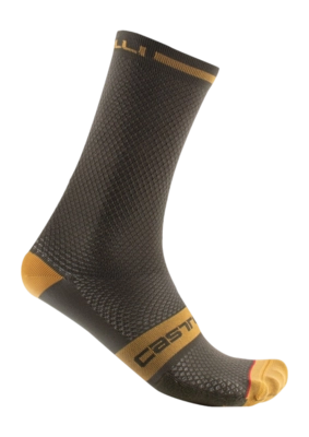 Chaussettes de Vélo Castelli Unisexe Superleggera T 18 Sock Deep Green