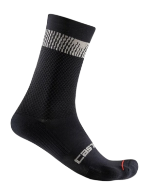 Fietssok Castelli Unisex Unlimited 18 Sock Black/Silver Moon