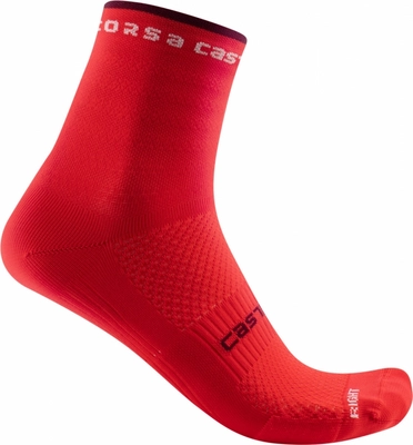 Fietssok Castelli Women Rosso Corsa 11 Sock Hibiscus