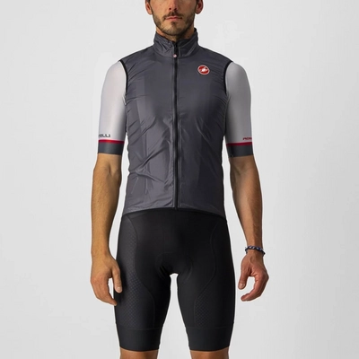 Veste de Cyclisme Castelli Homme Aria Vest Dark Grey