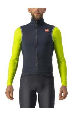 Gilet de Cyclisme Castelli Homme Perfetto Ros 2 Vest Light Black