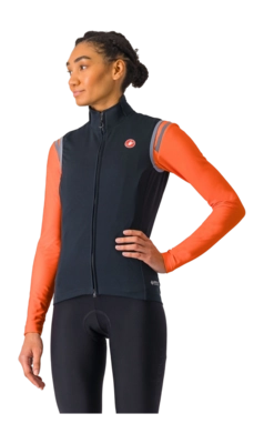 Veste de Cyclisme Castelli Femme Perfetto Ros 2 Vest Light Black