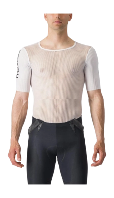 Ondershirt Castelli Men Bolero Ss Base Layer White