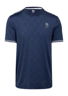 Tennisshirt Robey Cross T-Shirt Round Neck Kinder Match Navy