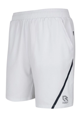Tennisbroek Robey Men Grip Short 7 Inch Racket White