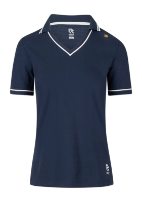 Tennis polo Robey Women Court V-Neck Polo Match Navy