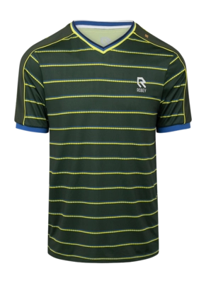 Tennisshirt Robey Zero T-shirt V-Neck Herren Classic Green