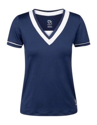 Tennisshirt Robey Match T-Shirt Damen Match Navy