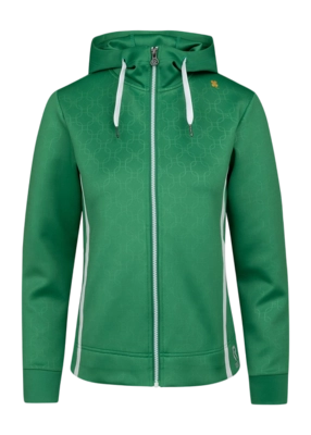 Trainingsjacke Robey Forehand Tracksuit Full Zip Jacket Damen Grass Green