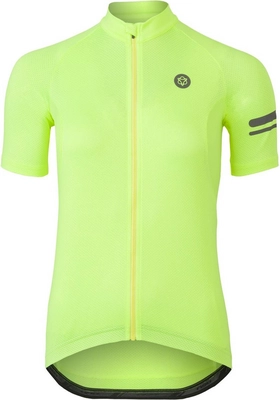 Fietsshirt Agu Women Core Jersey SS Essential Hivis Neon Yellow
