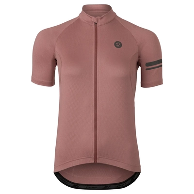 Maillot de Vélo Agu Women Core Jersey SS Essential Brown Flux