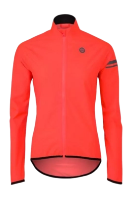 Fietsjack Agu Women Rain Jacket Essential Safety Red
