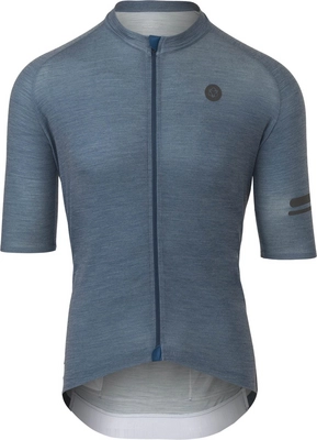 Fietsshirt Agu Men Merino Jersey SS Performance Steel Blue